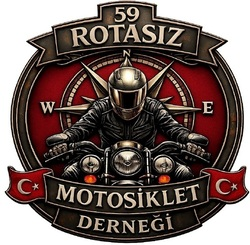 59 Rotasız Motosiklet Derneği Logosu